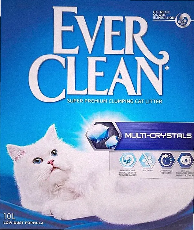 Ever Clean Multi Crystals Katzenstreu 10 Liter Hervorragende Geruchskontrolle mit