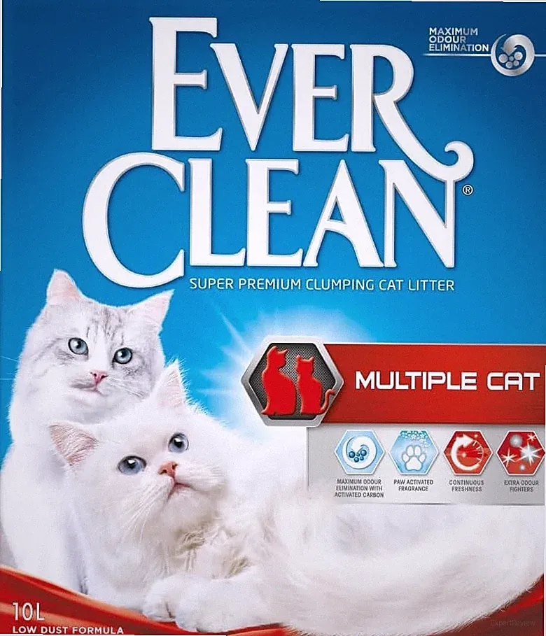 Ever Clean Multiple Katzenstreu 10 Liter starke klumpende Formel für Häuser mit