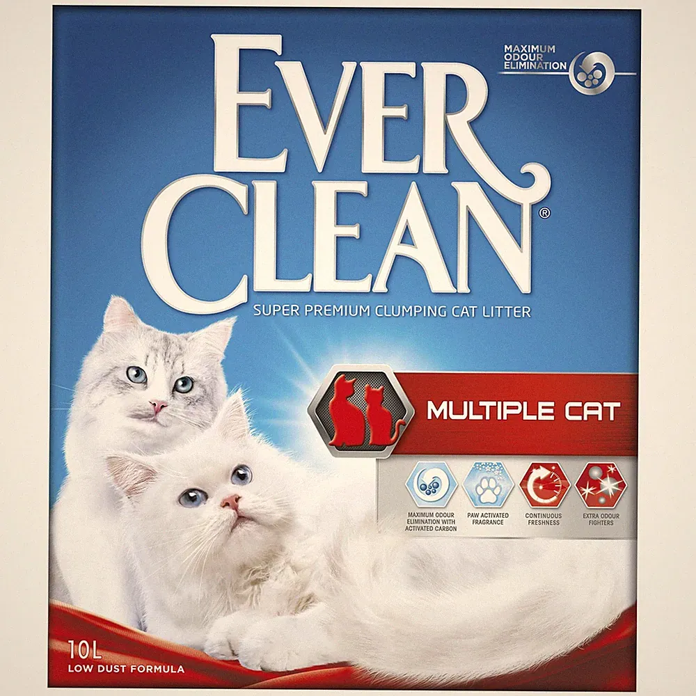 Ever Clean Multiple Katzenstreu stark klumpend & langanhaltende Frische 10L