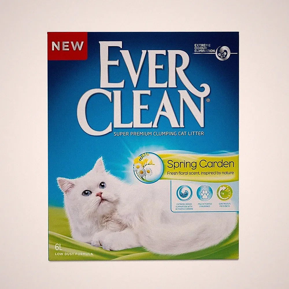 Ever Clean Spring Garten Katzenstreu 6 Liter duftend Premium Klumpstreu