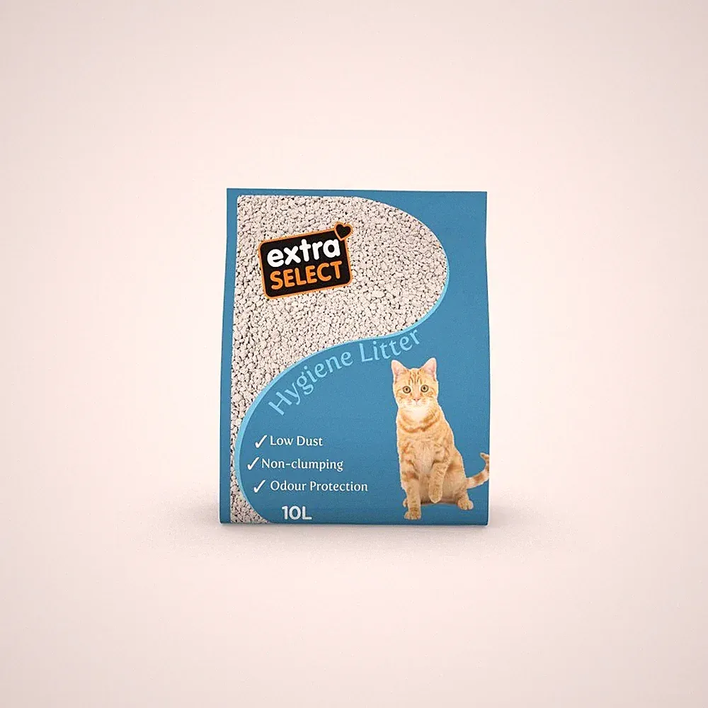 Extra Select Premium Hygiene Katzenstreu 10 Liter grau