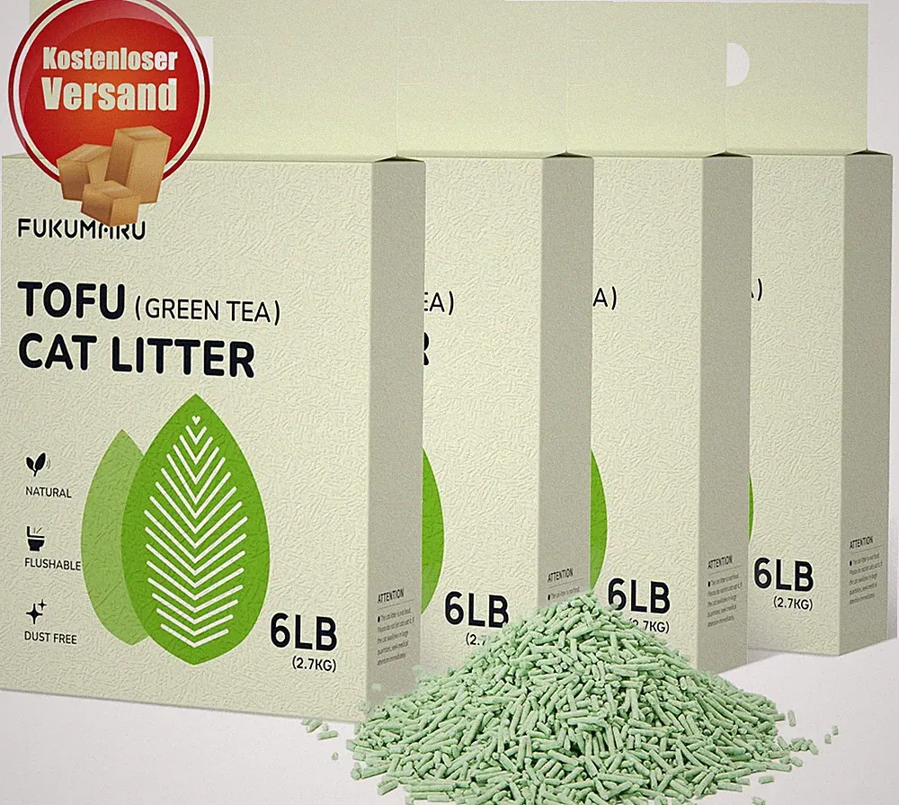 FUKUMARU Tofu Katzenstreu 10,8 Kg - Klumpendes Katzenstreu ✅ 👈