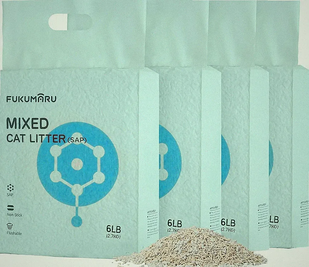 FUKUMARU Tofu Katzenstreu 10 8kg Super Saugfähig