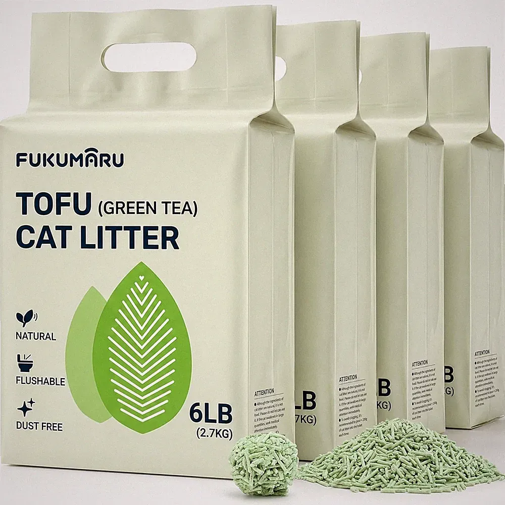 Fukumaru Tofu Katzenstreu 108 Kg Teearoma Klumpen