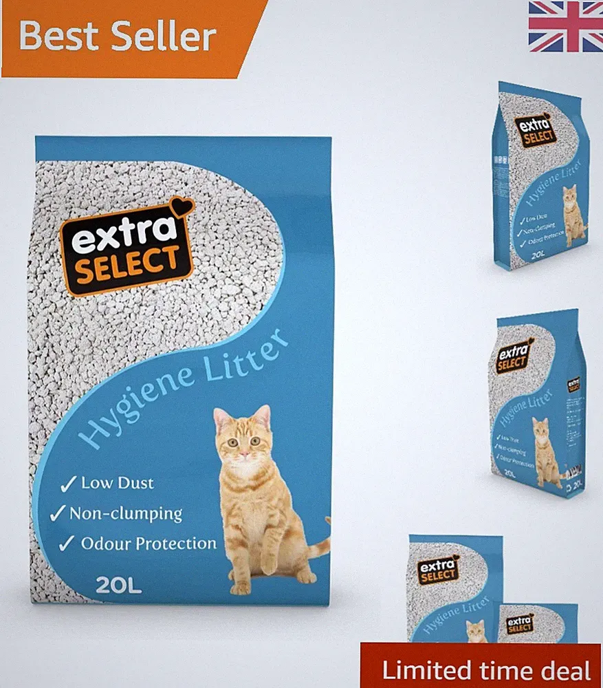Geruchskontrolle Calciumsilikat Katzenstreu 20L - sichere & staubarme Formel