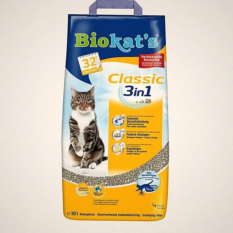 Gimpet Biokat´s Classic | 10ltr Katzenstreu aus Naturton