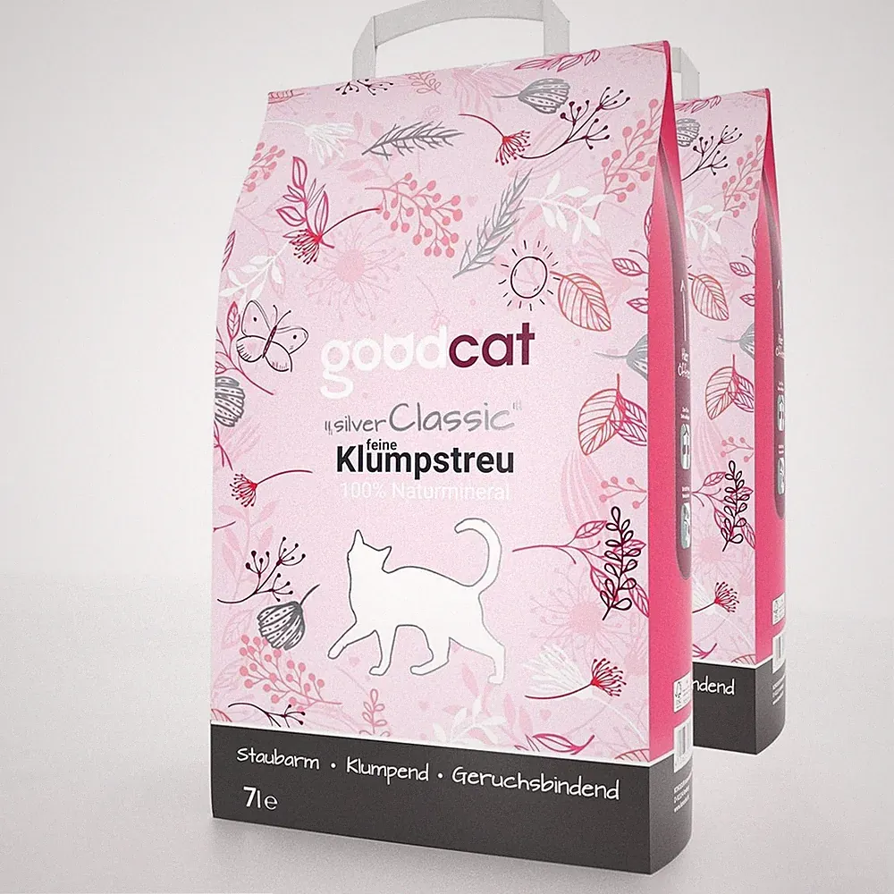 Goodcat Silver Classic Katzenstreu staubarm 14 Liter Klumpstreu geruchsbindend