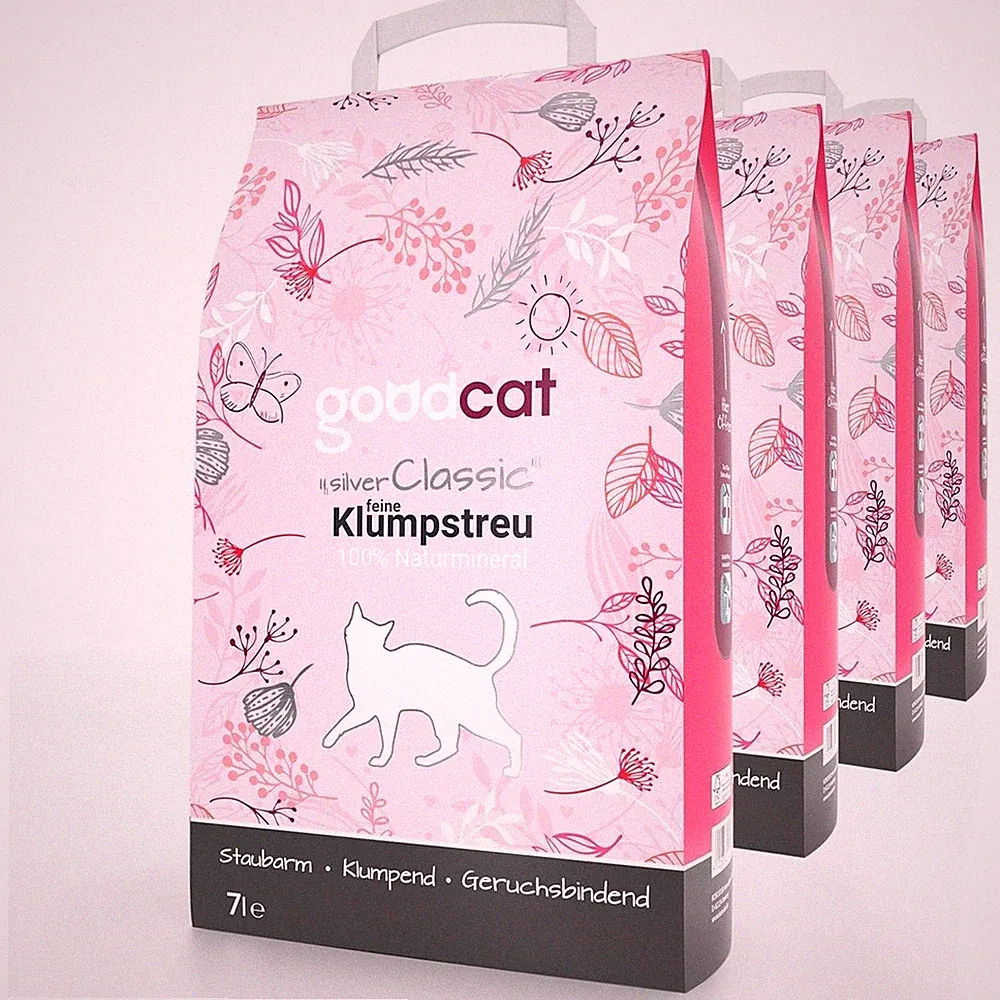 Goodcat Silver Classic Katzenstreu staubarm 28 Liter Klumpstreu geruchsbindend