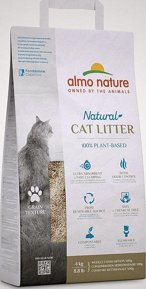 Grain Texture Katzenstreu 100% Pflanzlich, Biologisch Abbaubar und Kompost...