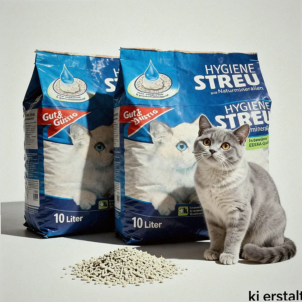 Gut & Günstig Katzenstreu 1x10L Hygienestreu Geruchsbindung saugstark Klumpfrei