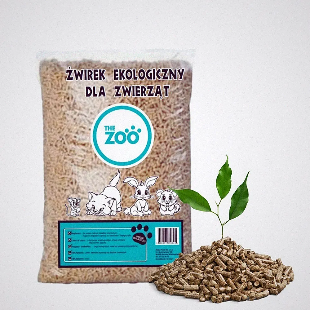Holzpellet-Katzenstreu 10L 5kg für Katzen Kaninchen Nagetiere THE ZOO