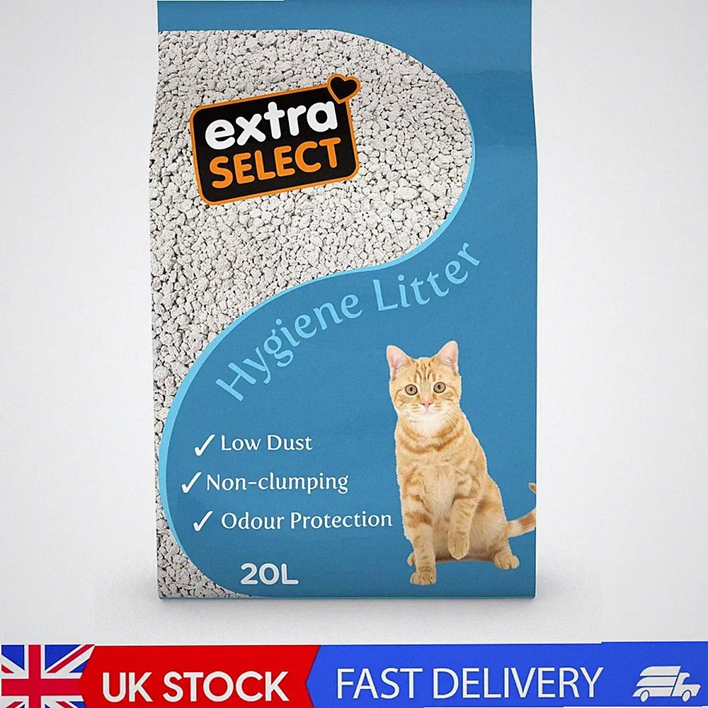 Hygiene Katzenstreu - Calciumsilikat klumpfrei Geruchskontrolle - 20L