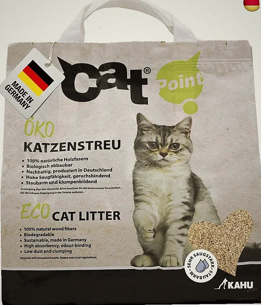 KAHU ECO 100% natürliches Katzenstreu • Klumpstreu • Naturstreu • Bio Holz Granu