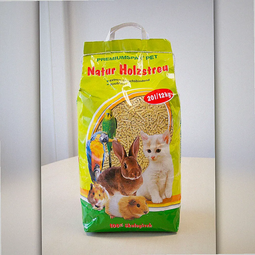 Katzen Holzstreu 20 Liter Katzenholzstreu Einstreu Katzenstreu Holzpelletts