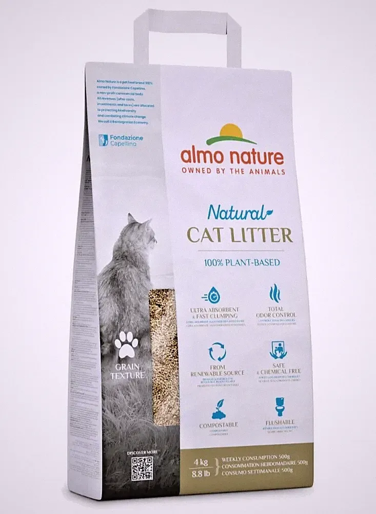 Katzenklo Natürlich Von Faser Pflanzliche Für Katze ALMO NATURE 4 KG Abbaubar