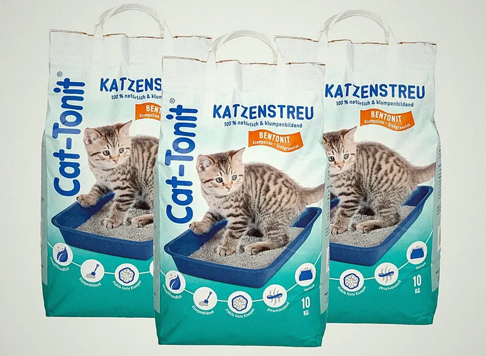 Katzenstreu 30kg Klumpstreu saugstark Haustierstreu Einstreu Katzen Streu