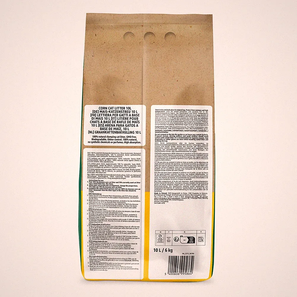 Katzenstreu Klumpend 10L Mais Katzenstreu Lifelong Naturmaterial