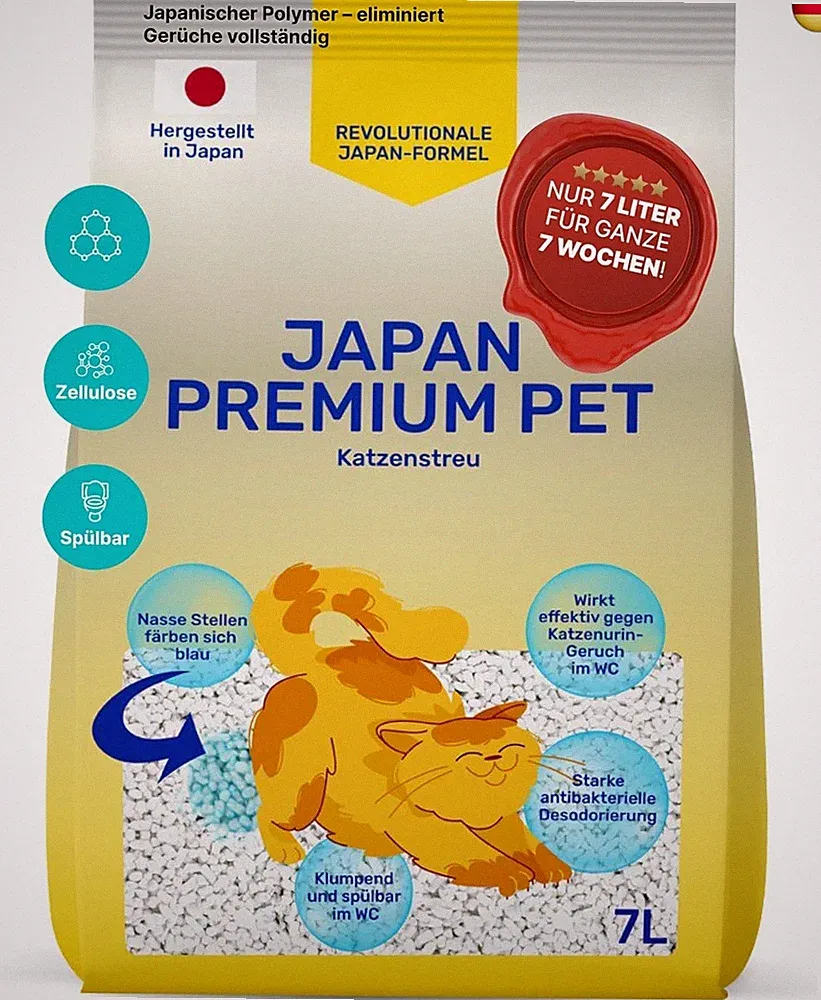 Katzenstreu Klumpend | Klumpstreu für Katzen | Katzenstreu | 100% pflanzliche
