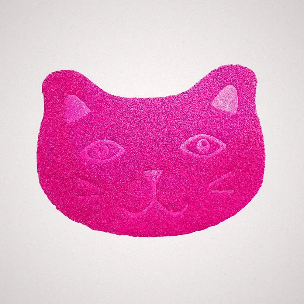 katzenstreuschale rose