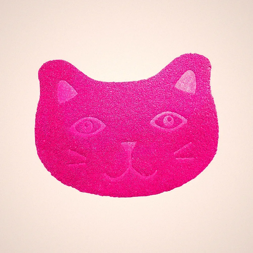 katzenstreuschale rose