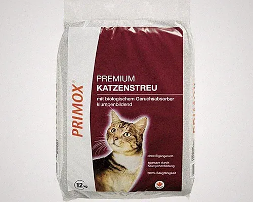Katzenstreu PRIMOX Premium mit Geruchsabsorber 12 kg