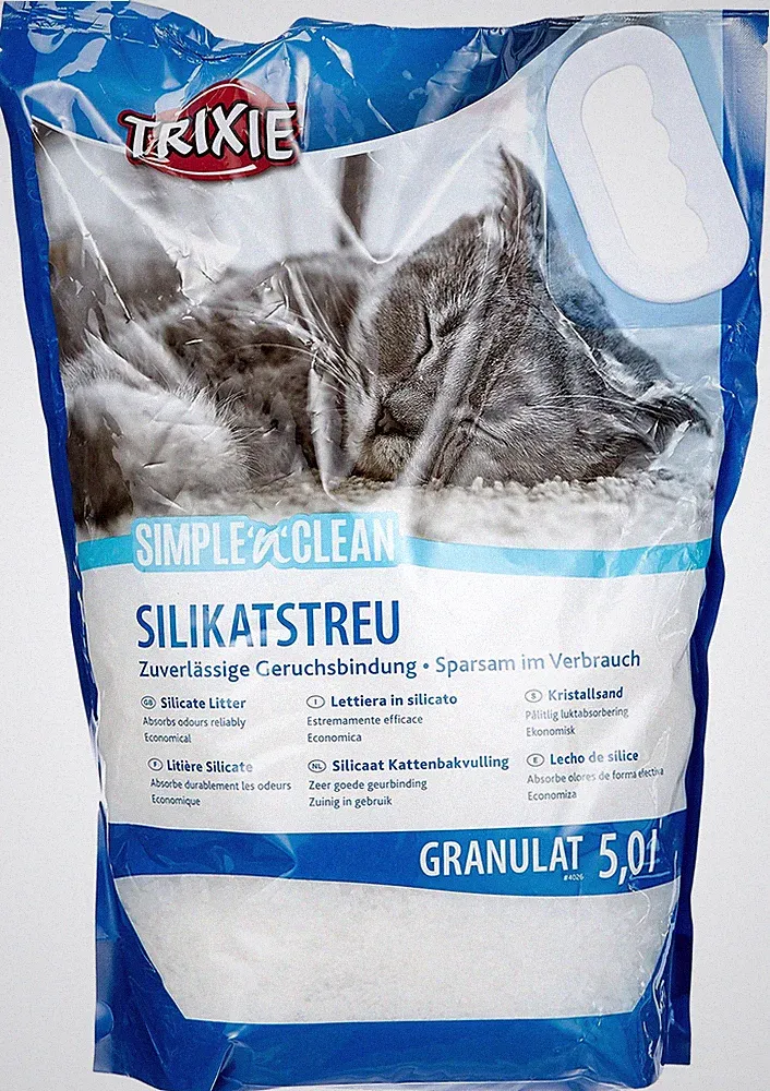 Katzenstreu Trixie Simple'n'Clean 22 kg 5 l umweltfreundlich, Klumpstreu
