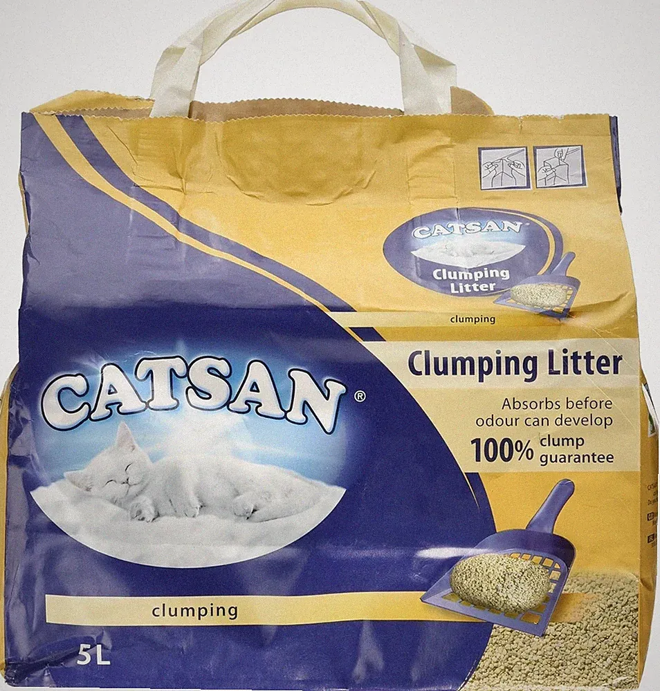 Klumpendes Katzenstreu 100% natürlich 5L ultra saugfähig Geruchskontrolle