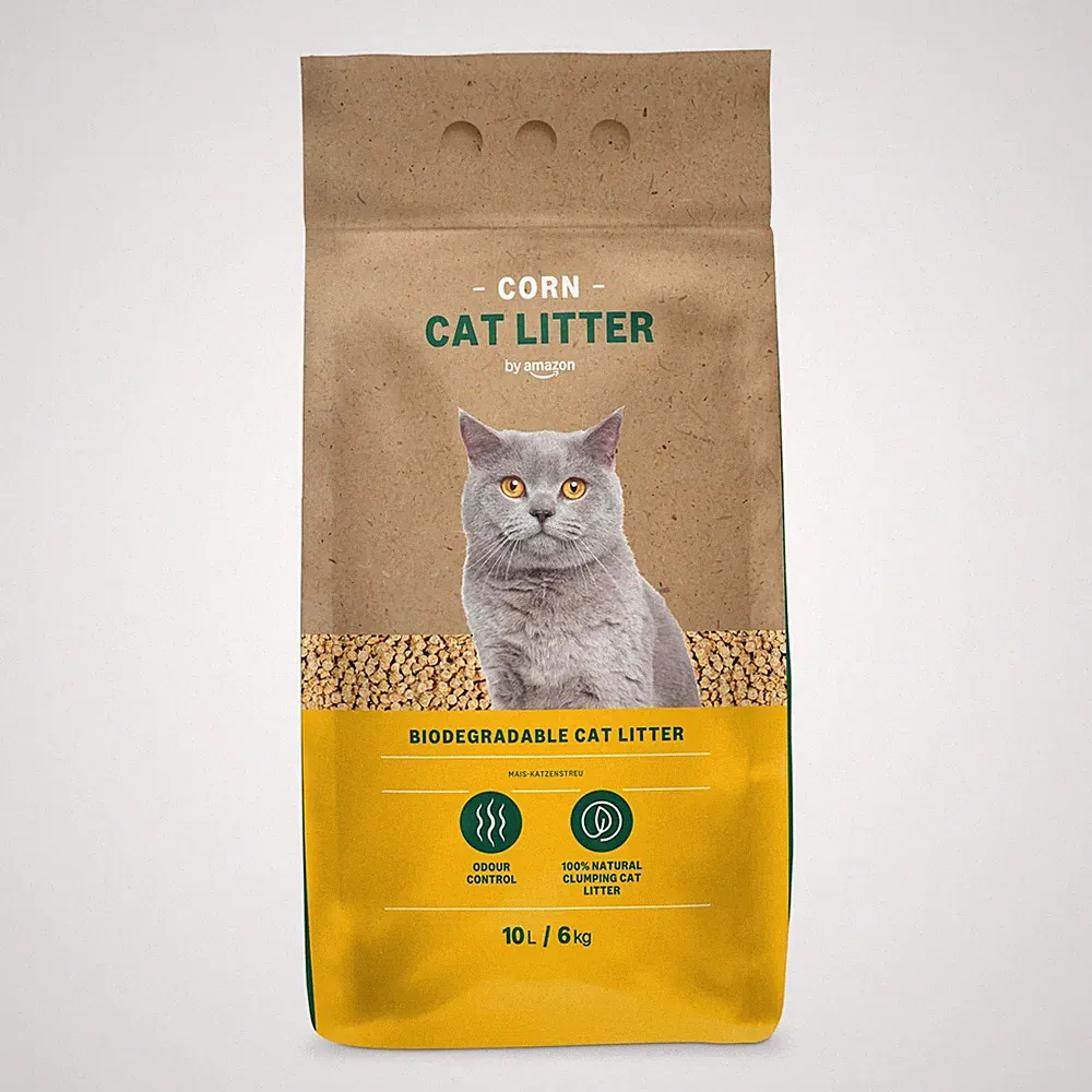 Klumpendes Mais Katzenstreu unparfümiert 10 L (1er Pack) (bisher gelbe 10L