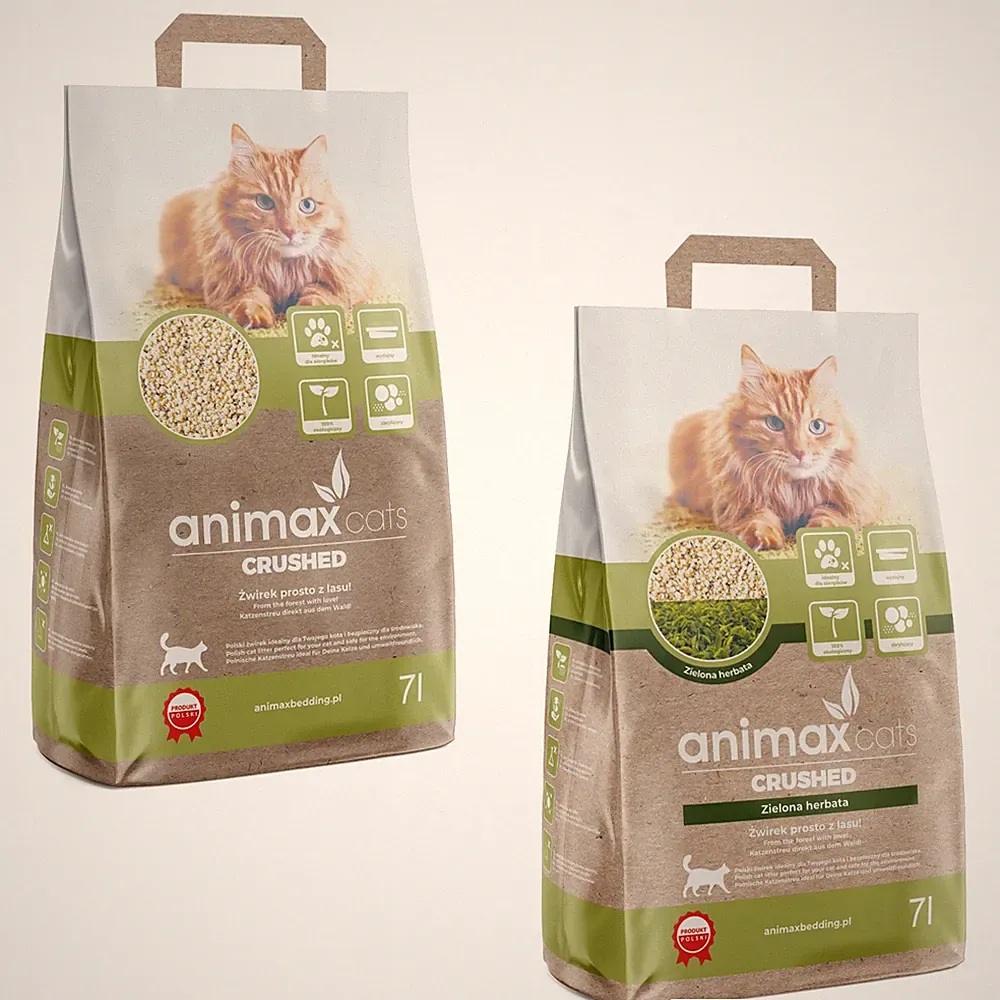 Klumpstreu Animax Cats 14L klassisch grüner Tee staubfrei biologisch abbaubar