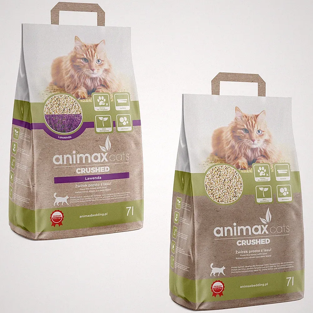 Klumpstreu Animax Cats Lavendel 14L biologisch abbaubar staubfrei