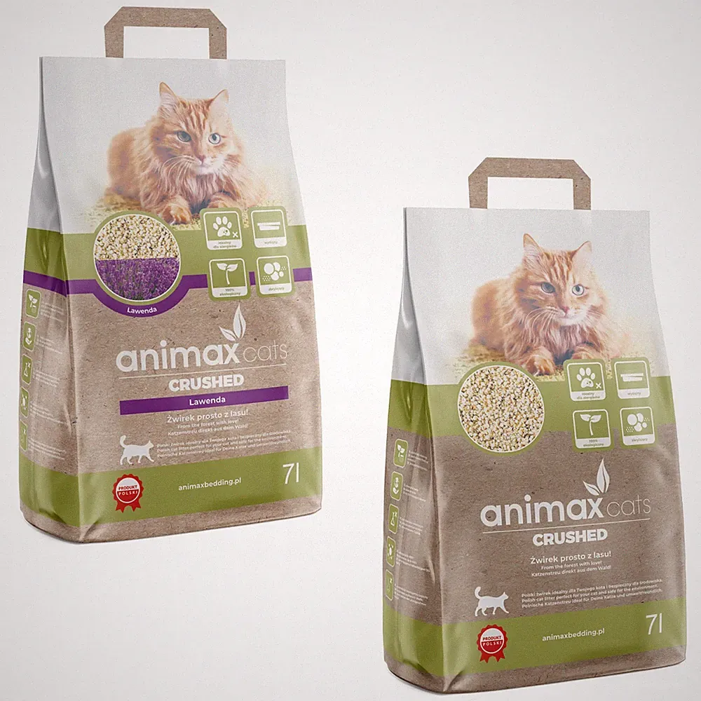 Klumpstreu Animax Cats Lavendel 14L biologisch abbaubar staubfrei