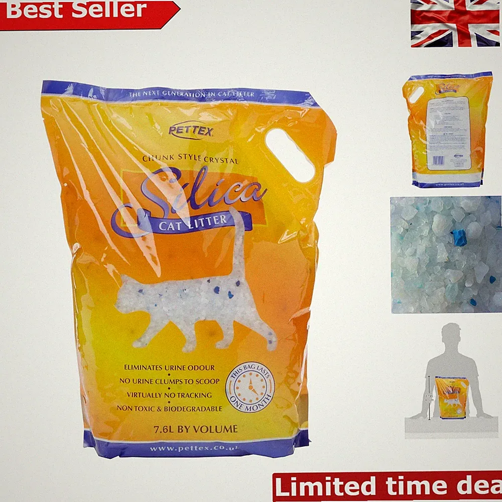 Leichtes Silica Katzenstreu Granulat 7,6 l - klumpfrei & sicher für alle Katzen
