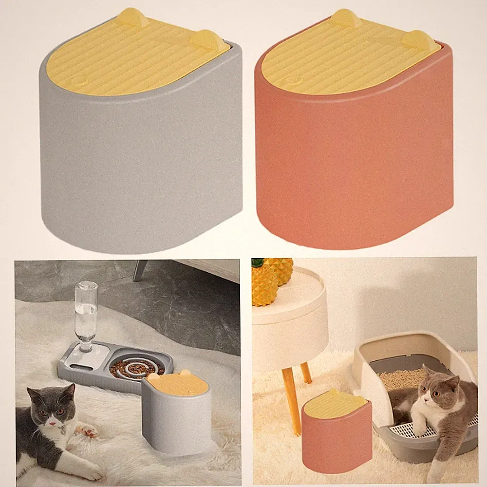 Mini Mülleimer Presse Typ Katzenstreu Müll für Arbeitsplatte Hause Kaffee