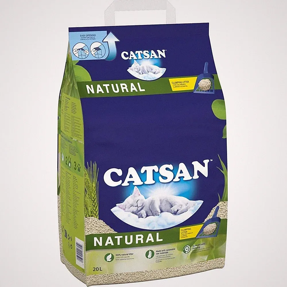 Natürliches klumpendes Katzenstreu - 20 L - biologisch abbaubar extra saugfähig - Nein