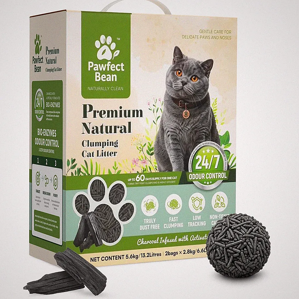 Pawfect Bean Signature Tofu Katzenstreu zartes Milcharoma 13,2L/5,6KG Pflanze