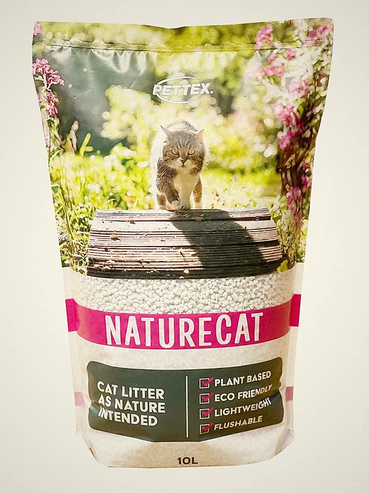 Pettex Naturecat Tofu Katzenstreu natürliche pflanzliche Basis leicht und klumpend