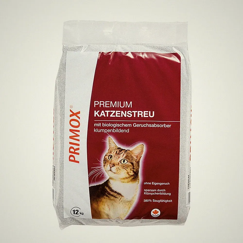 Primox Premium Katzenstreu m. Geruchsabsorber 12kg
