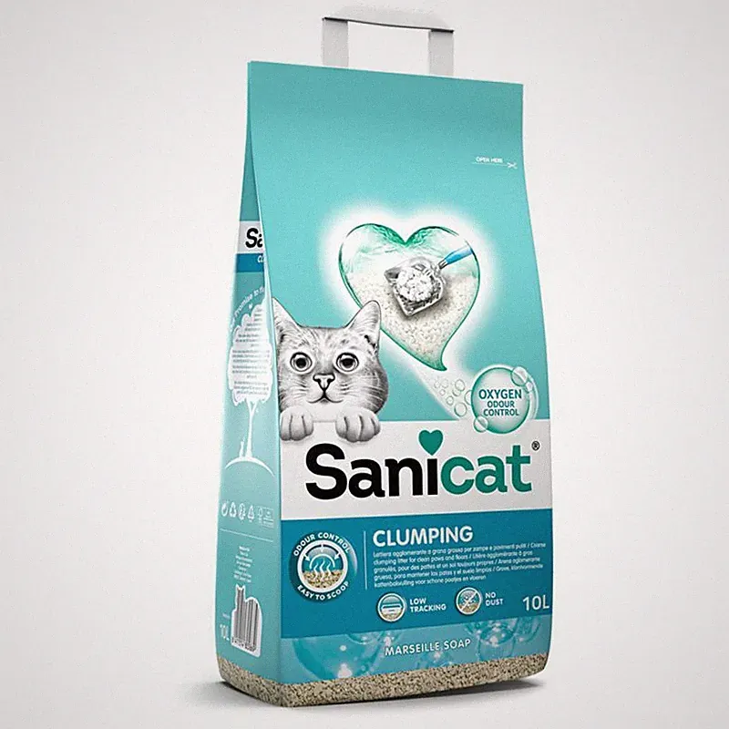 SANICAT Clumping Marseille Soap Katzenstreu 16l