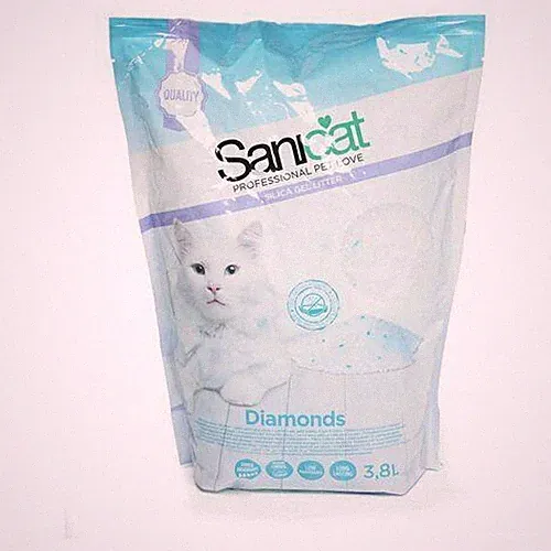 Sanicat Diamonds Silica Gel Katzenstreu - 15 Liter