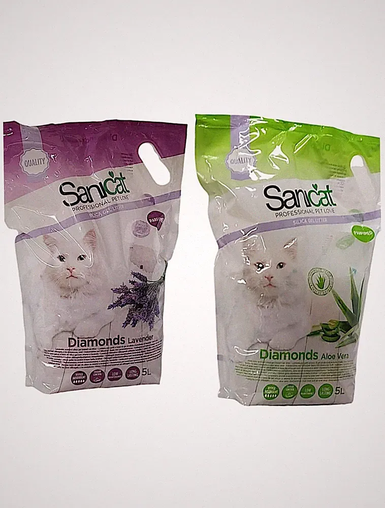 Sanicat Professional Silica Gel Katzenstreu Diamond Aloe Vera & Lavender Hyper