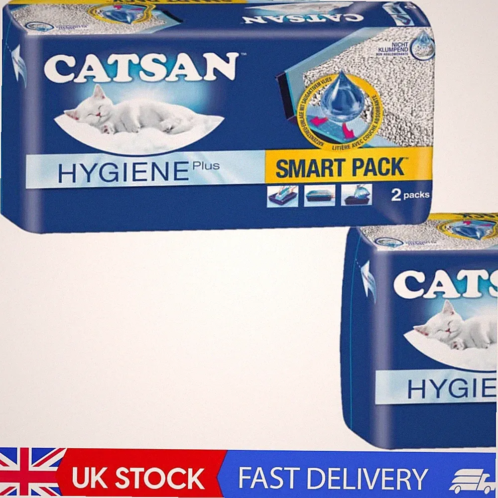 Smart Pack Katzenstreu, 2 Einlagen, 4 kg, 4er Pack, stark saugfähiges Katzenstreu