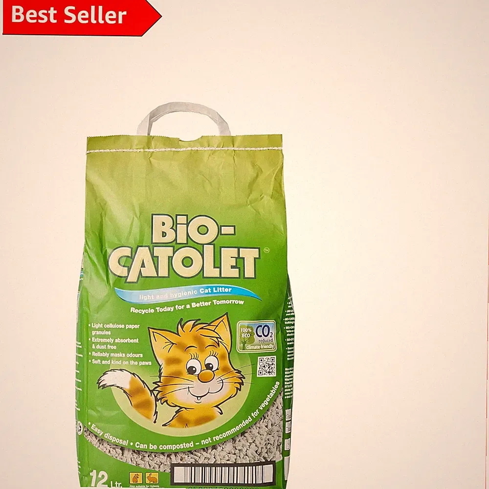 Staubfreies biologisch abbaubares Einstreu - 12L weiches Recyclingpapier für Katzen & Kleintiere