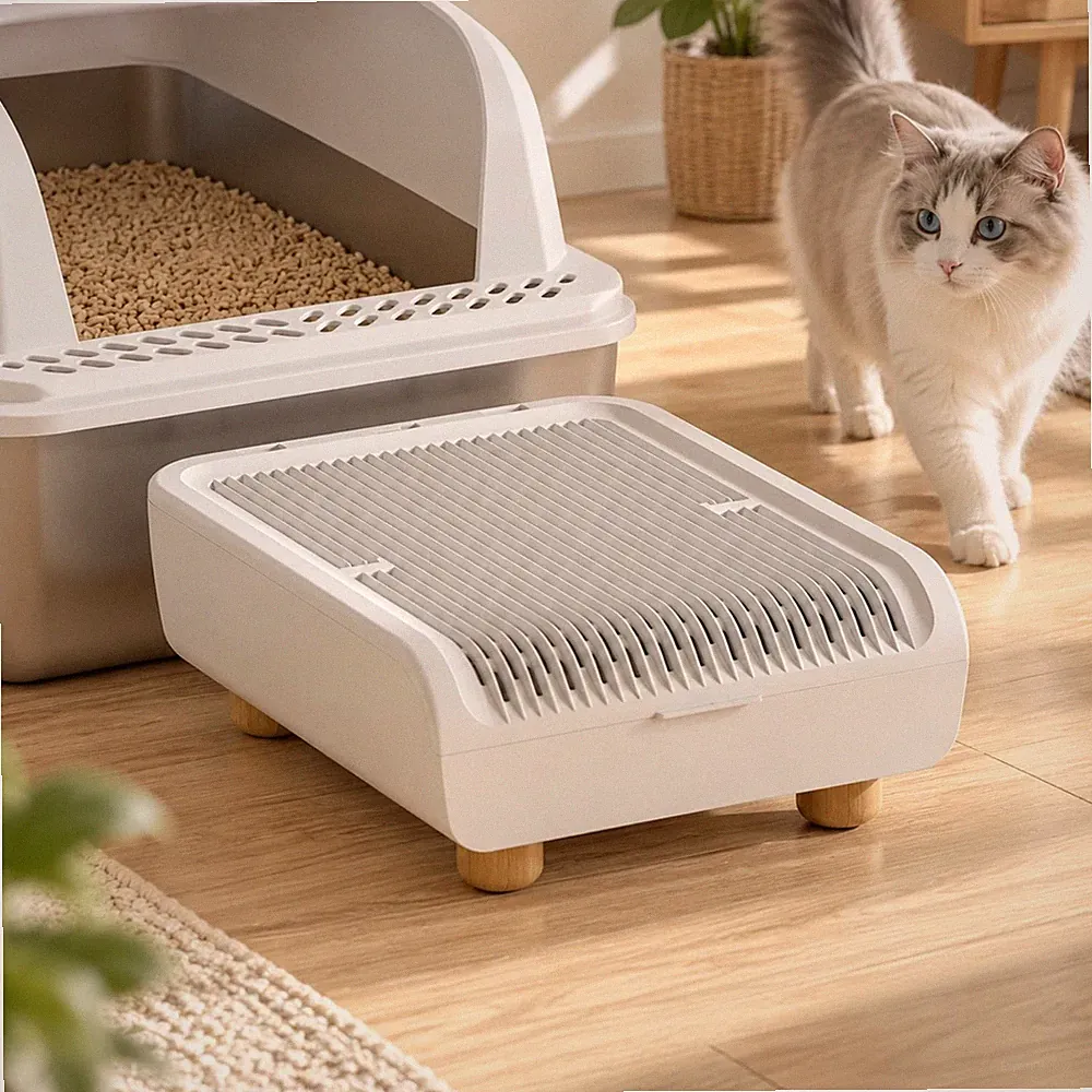 Streu-Fangstufenmatte Easy-Clean für ältere Katzen
