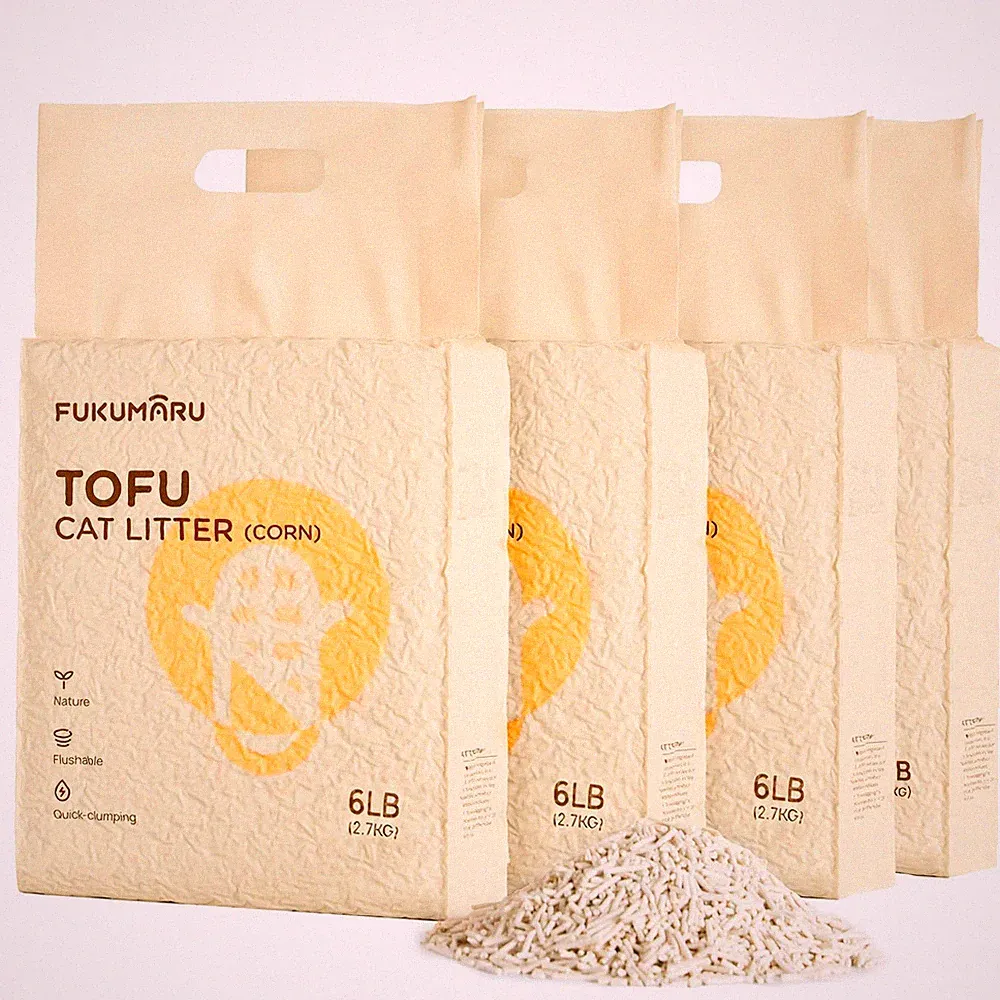Tofu Katzenstreu 10.8kg schnell klumpstreu für Katzen Gemischtes Maispellets