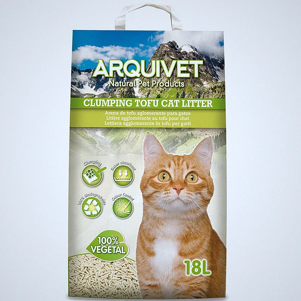 Tofu Katzenstreu 18 L Bindend und saugfähig
