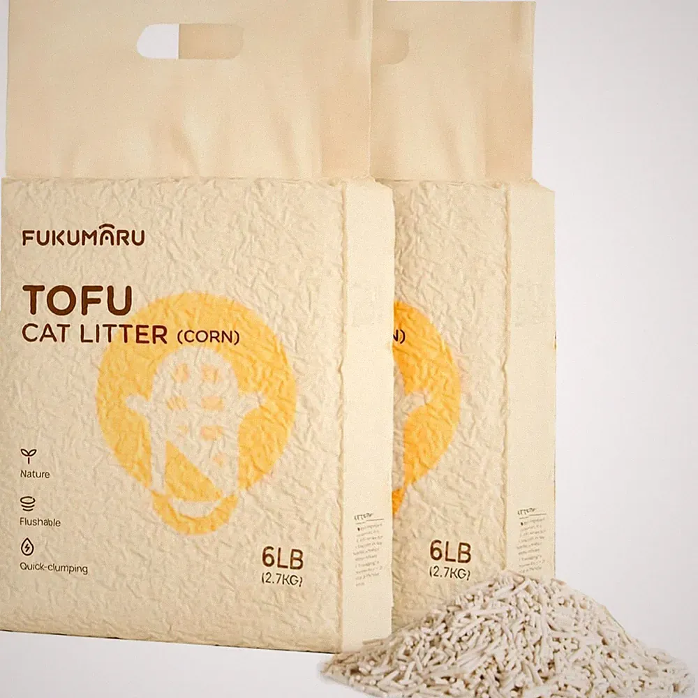 Tofu Katzenstreu Klumpen Staubfrei Geruchskontrolle 5,4kg Mehrfachpack