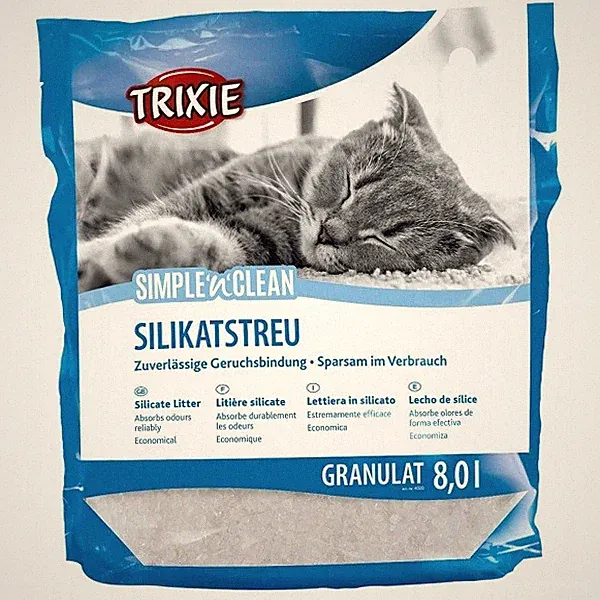 Trixie Katzenstreu Simple 'n' Clean Granulat 8 Liter natürlich monatlich leicht