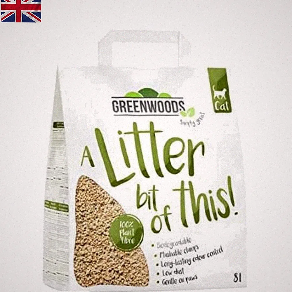 Ultra Natural Clumping Katzenstreu 2 x 8L - Staubarm & biologisch abbaubar