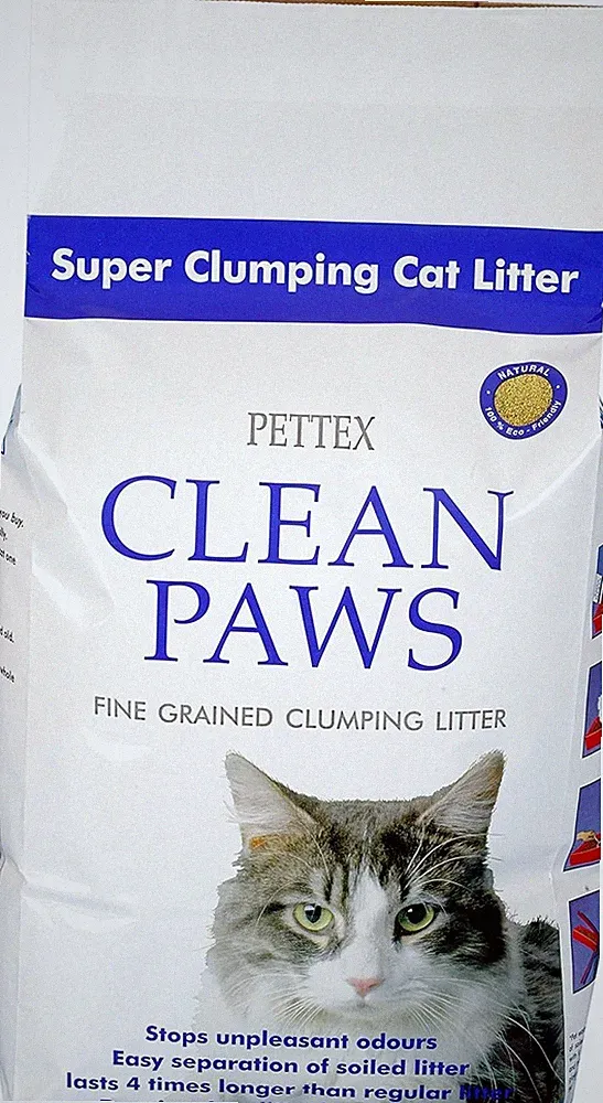 Ultrafeine 5 kg Clean Paws Katzenstreu - Langanhaltende unparfümierte Klumpformel