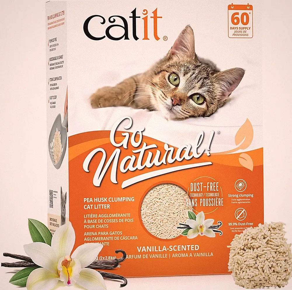 Vanille duftende klumpende Katzenstreu 5,6 kg pflanzlich &amp; desodorierend